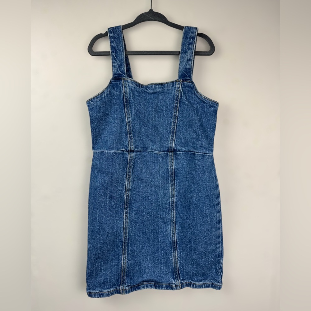 Girls Art class Denim Tank Dress Jumper Medium Wash Size‎ S 6/6X mini 70’s EUC